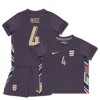 Conjunto (Camiseta+Pantalón Corto) Inglaterra Rice 4 Segunda Equipación Euro 2024 - Niño